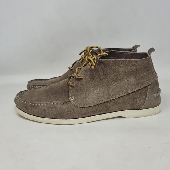 Sid Mashburn Chukka Boots 10 Brown Taupe Suede Moc Toe Lace Up Ankle Casual main image 4